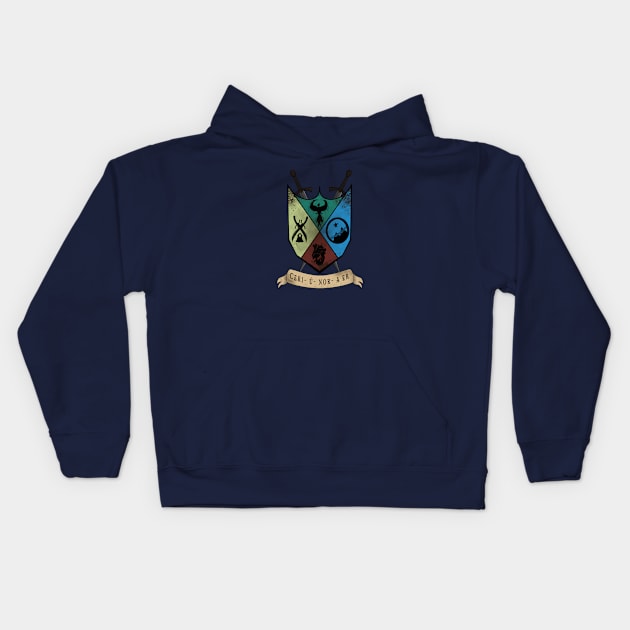 Campaign Shield Kids Hoodie by audistry